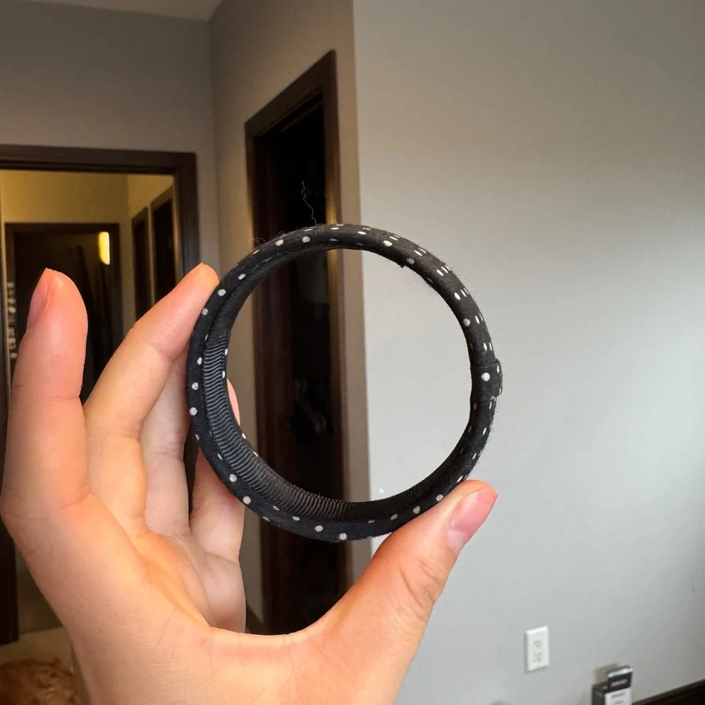 Black and White Polka Dot bangle